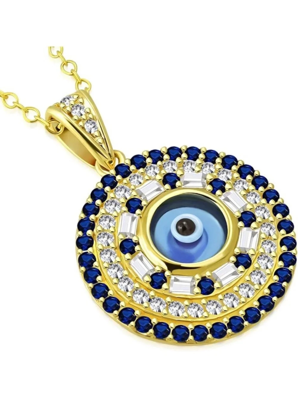 Dainty Evil Eye Necklace for Women - Minimalist Protection Jewelry & Amulet